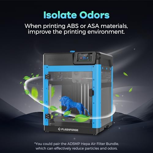 FLASHFORGE Adventurer 5M 3D Printer Enclosure kit, DIY Design, Reduce Noise, Increase Safety and Odor Isolation, Supports Printing High Temperature Filaments, Like ASA and PC - Image 5