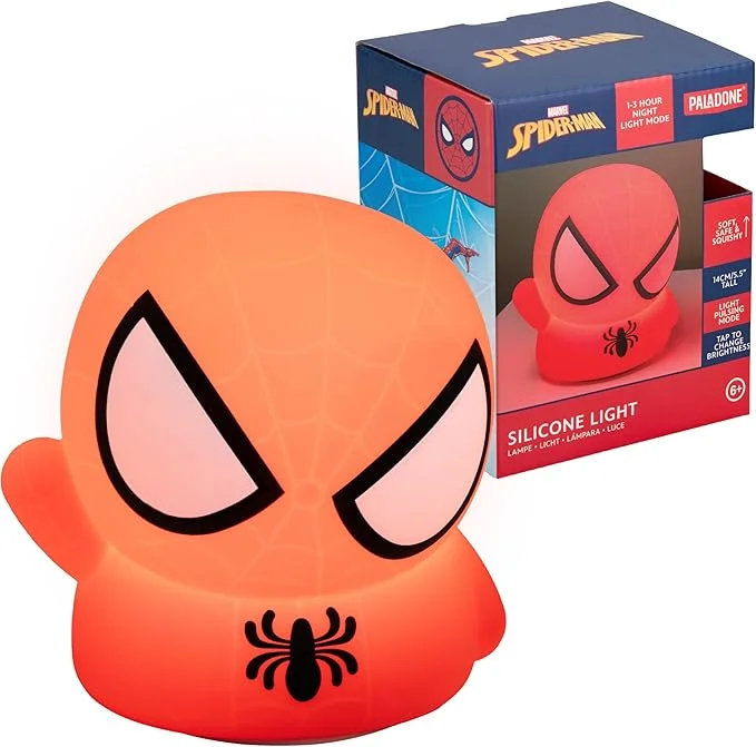 Paladone Paladone Spiderman Silicone Kids LED Night Light - Red