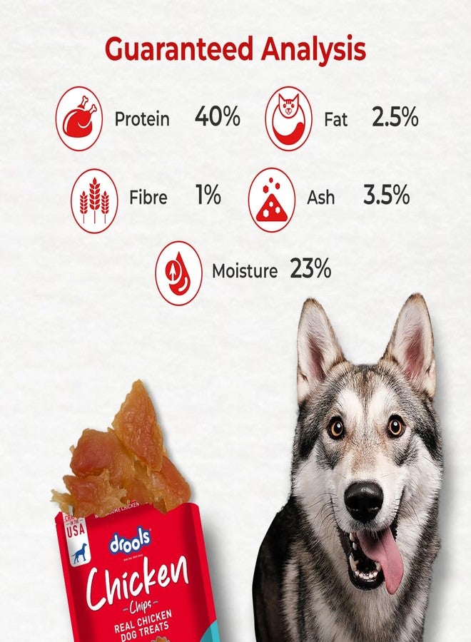 Drools Puppy & Adult Chips, Dog Treats 70g | Real Chicken Flavour | Rich in Protein | No Artificial Preservatives | Best for Training & Bonding - Image 5