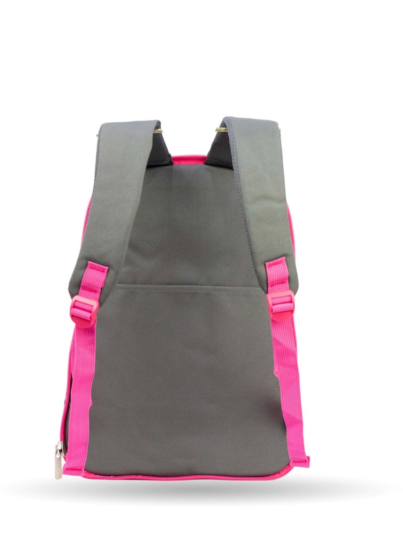 Fantastic Fantastic School Backpack, 2-Piece Set, Fashion Design, Black and Pink, 18" ODS2 - Image 4