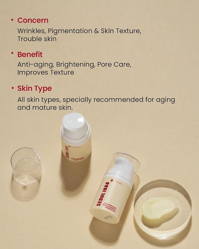 K-SECRET SEOUL 1988 Cream : Retinal Liposome 1% + Fermented Rice - Image 4