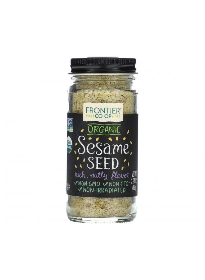 FRONTIER Organic Hulled Sesame Seed, 2.29 OZ - Image 1