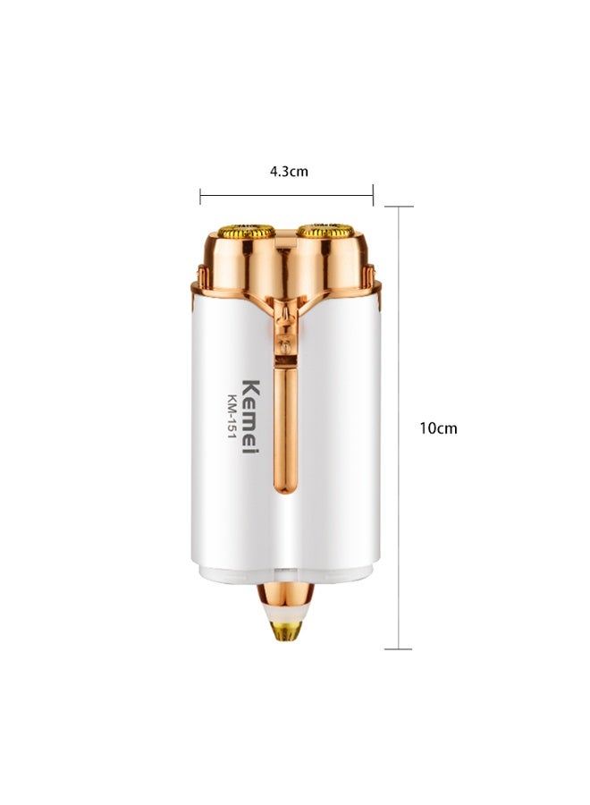Kemei Km-151 Facial Hair Removal 2 in 1 - Image 2