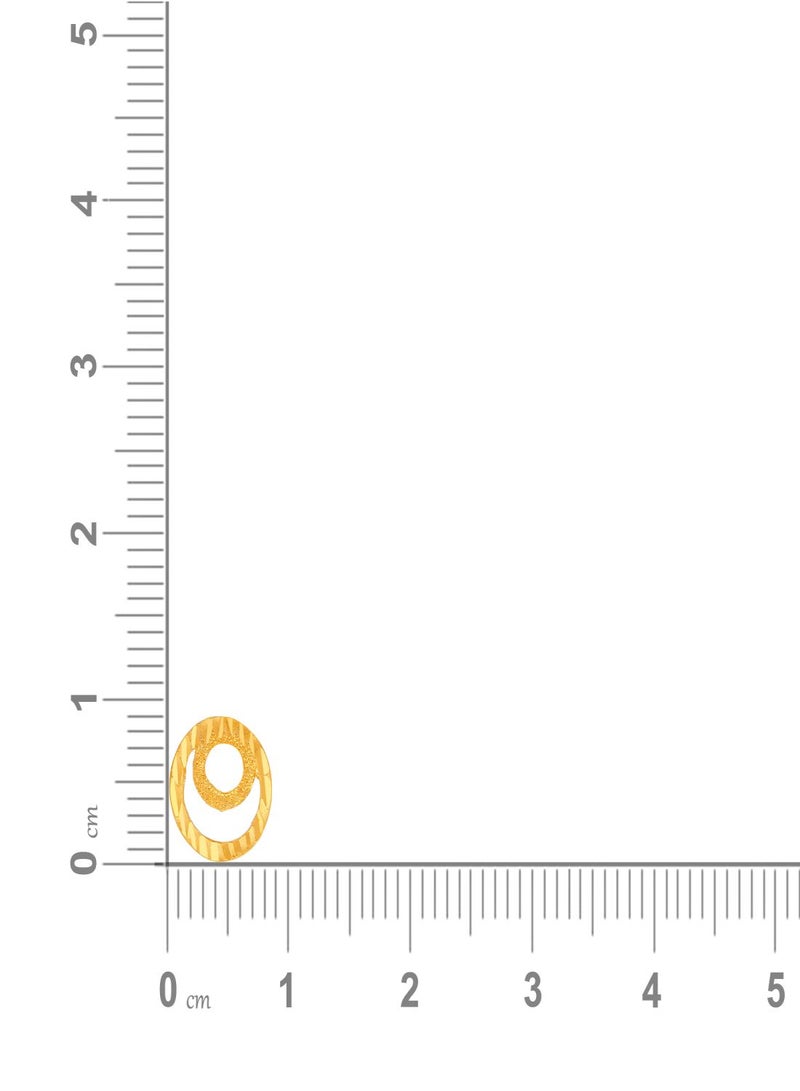 Malabar Gold and Diamonds 22KT 916 Gold Studs Earrings for Women AIER125 - Image 3