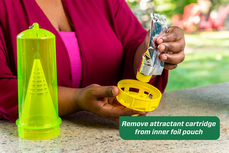 RESCUE! Yellowjacket Attractant Cartridge (10 Week Supply) â€“ for RESCUE! Reusable Yellowjacket Traps - (5 Pack) - Image 5