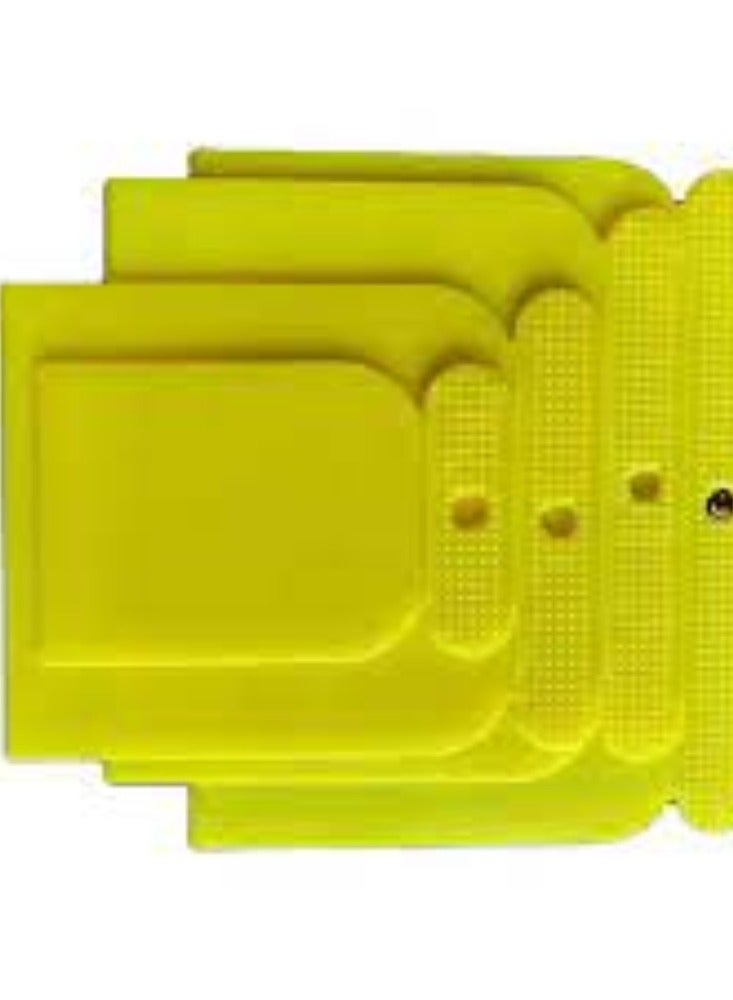 KNP KNP Tower Plastic Scraper Set includes four versatile scrapers designed for various applications, from removing stickers and adhesives to smoothing surfaces. - Image 2