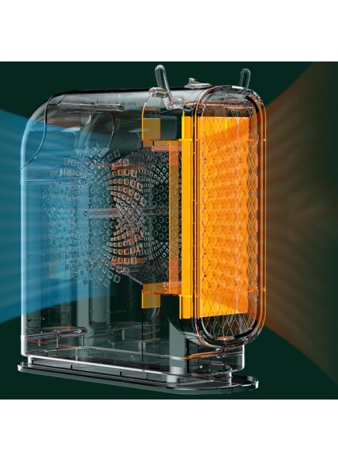 DubaiGallery "Portable 500W Desktop Heater – Instant Warmth for Bedroom, Office, or Living Room" - Image 3