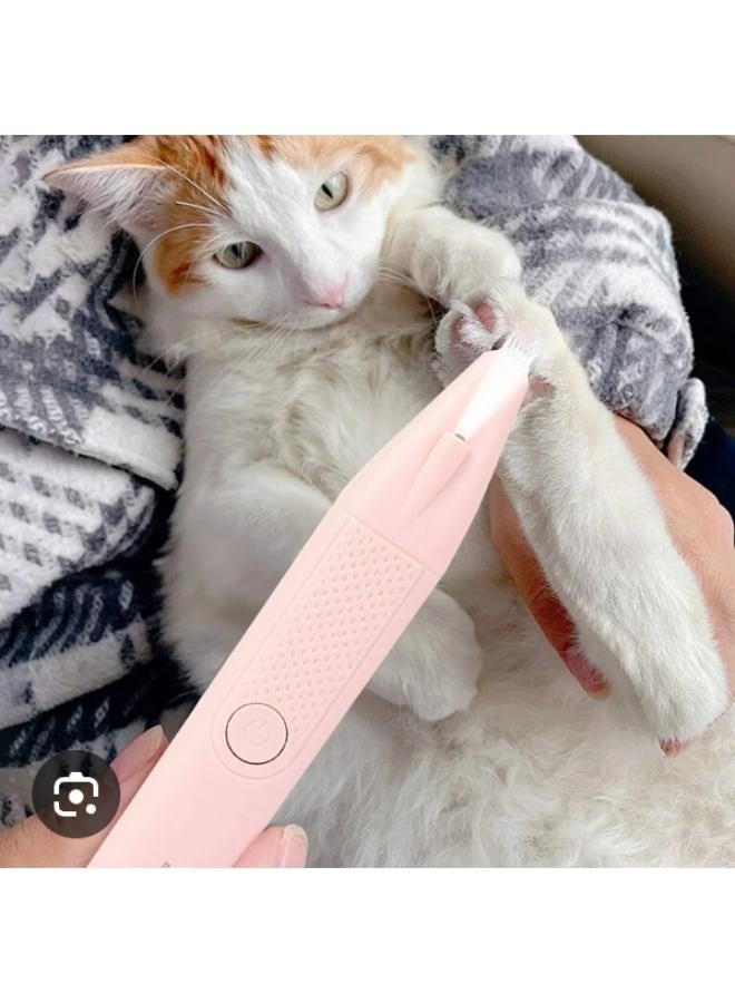 ماكينة حلاقة قدم الحيوانات الأليفة القابلة لإعادة الشحن مع الضوء - Image 5