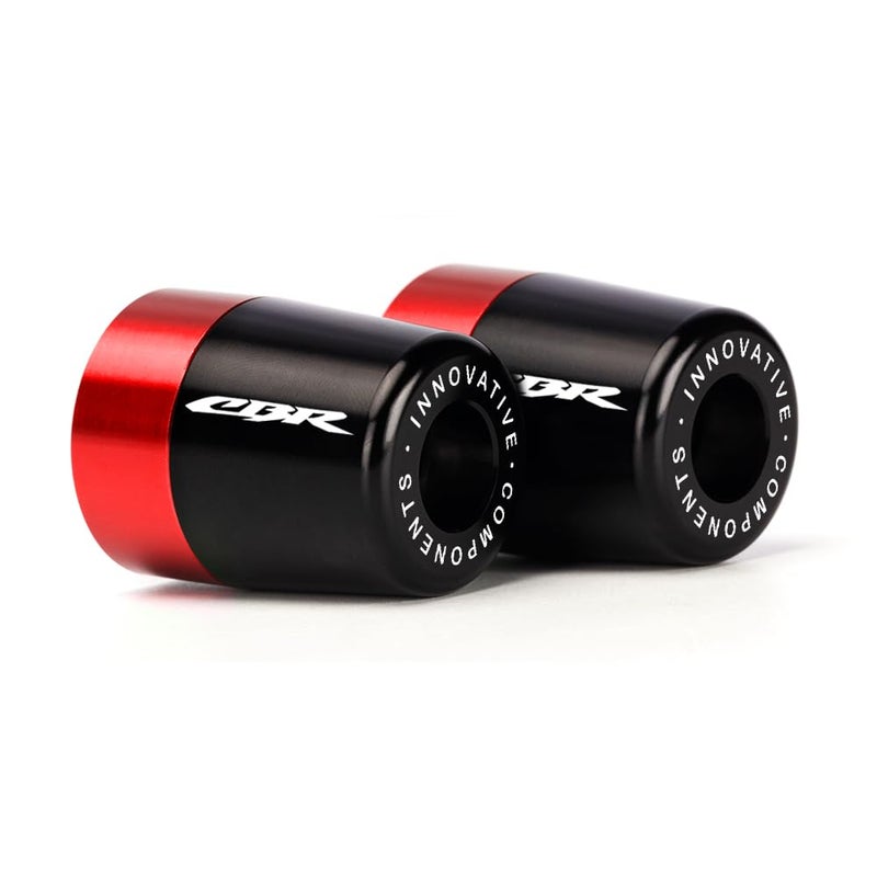 Mokiton Handle Bar Ends Hand Grips Plug Caps Compatible with Honda CBR 500R CBR 600RR945RR1000RR Motorcycle Hand Grips Plug Caps CBR650RCBR600RRCBR1000RRCBR300R Accessories red - Image 3