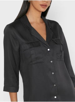 Jacqueline de Yong Pocket Detail Shirt Dress  - Image 3