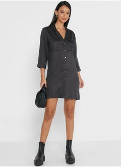 Jacqueline de Yong Pocket Detail Shirt Dress  - Image 4