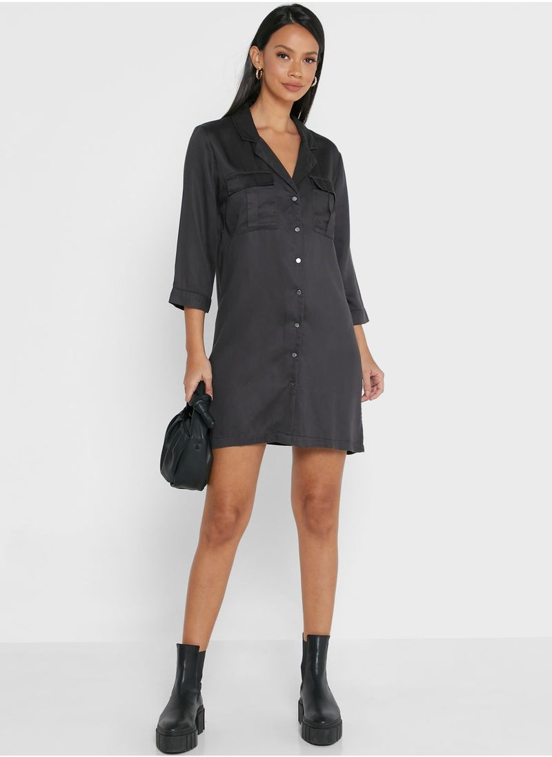 Jacqueline de Yong - Pocket Detail Shirt Dress - Image 1