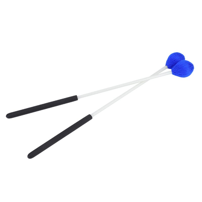 Fiberglass Marimba Mallets With Mushroom Shaped Yarn Heads 1 Pair Soft Durable Rubber - Image 4