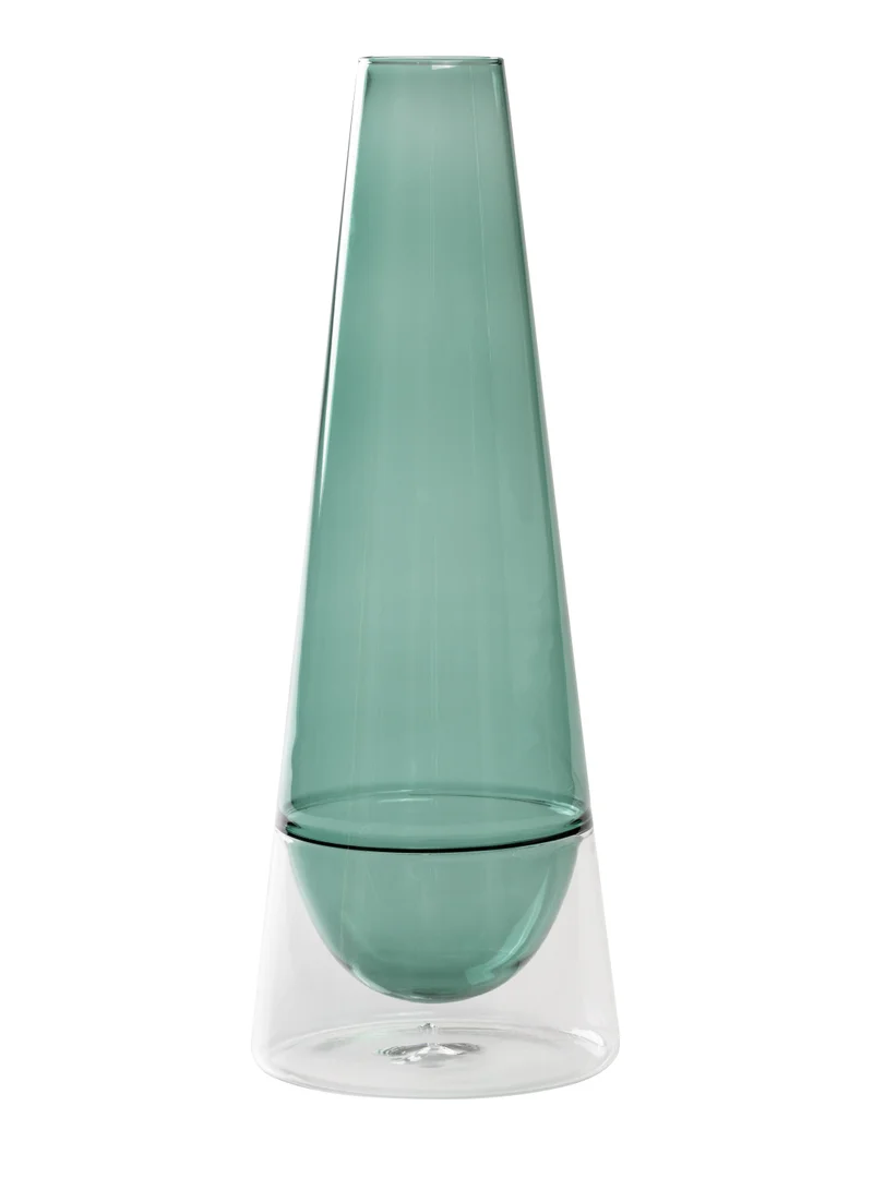 Zafferano Conosfera Vase Lake Green Ø.130x350mm. CL.163