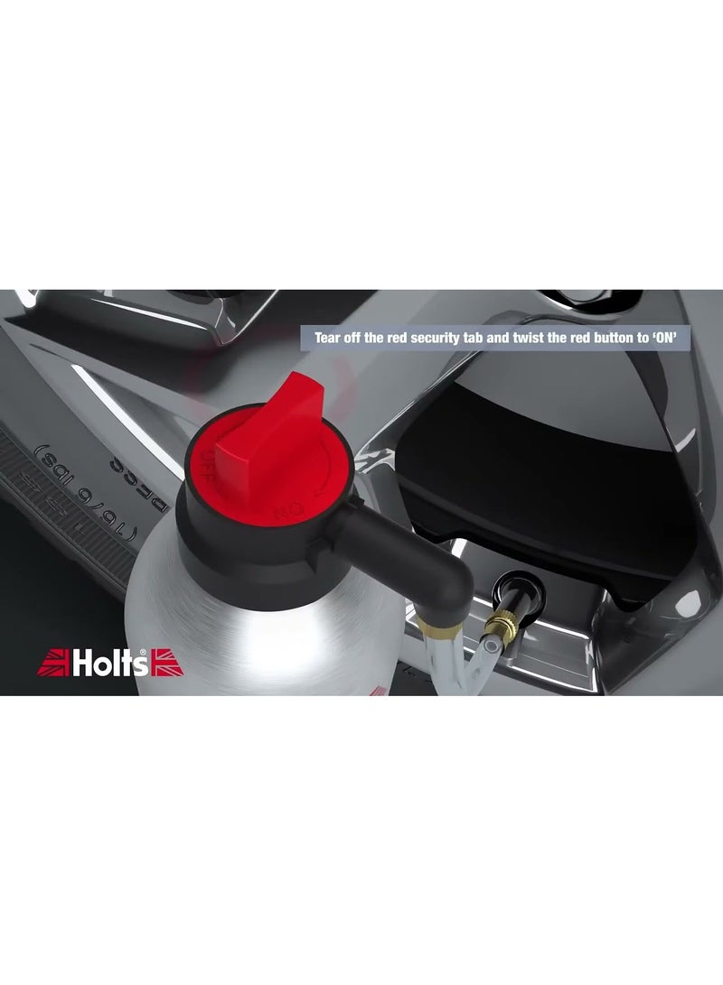 Holts Tyreweld Emergency Puncture Repair Sealant Kit - for Medium Tyre Size (400ml) - Image 3