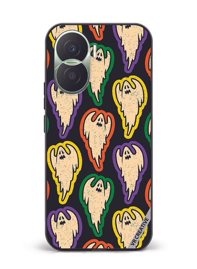 VR CREATIVE Protective Case Cover For Honor Play7T Pro Ghost Design Multicolour - Image 1