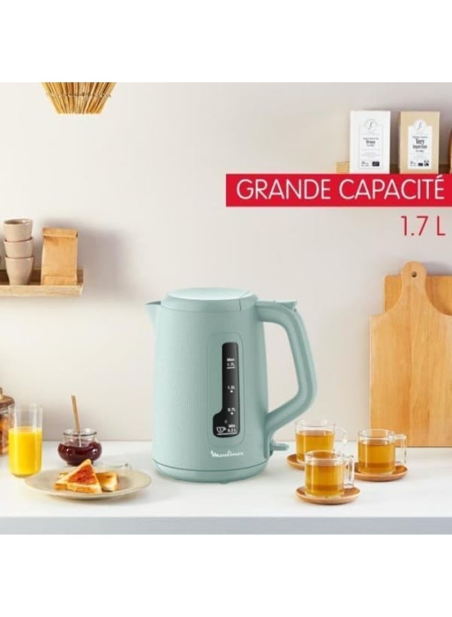 MOULINEX Morning BY2M0810 Kettle 1.7 L Midnight green 1.7 L 2400 W BY2M0810 green - Image 4