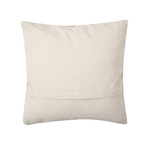 Red Earth REDEARTH · Tufted Throw Pillow Cushion Covers - Boho Textured Woven Decorative Cases Set for Couch - Sofa - Bed - Farmhouse - Chair - Patio - Outdoor - car - 100% Cotton (18x18 ; Natural) Pack of 2 - Image 4