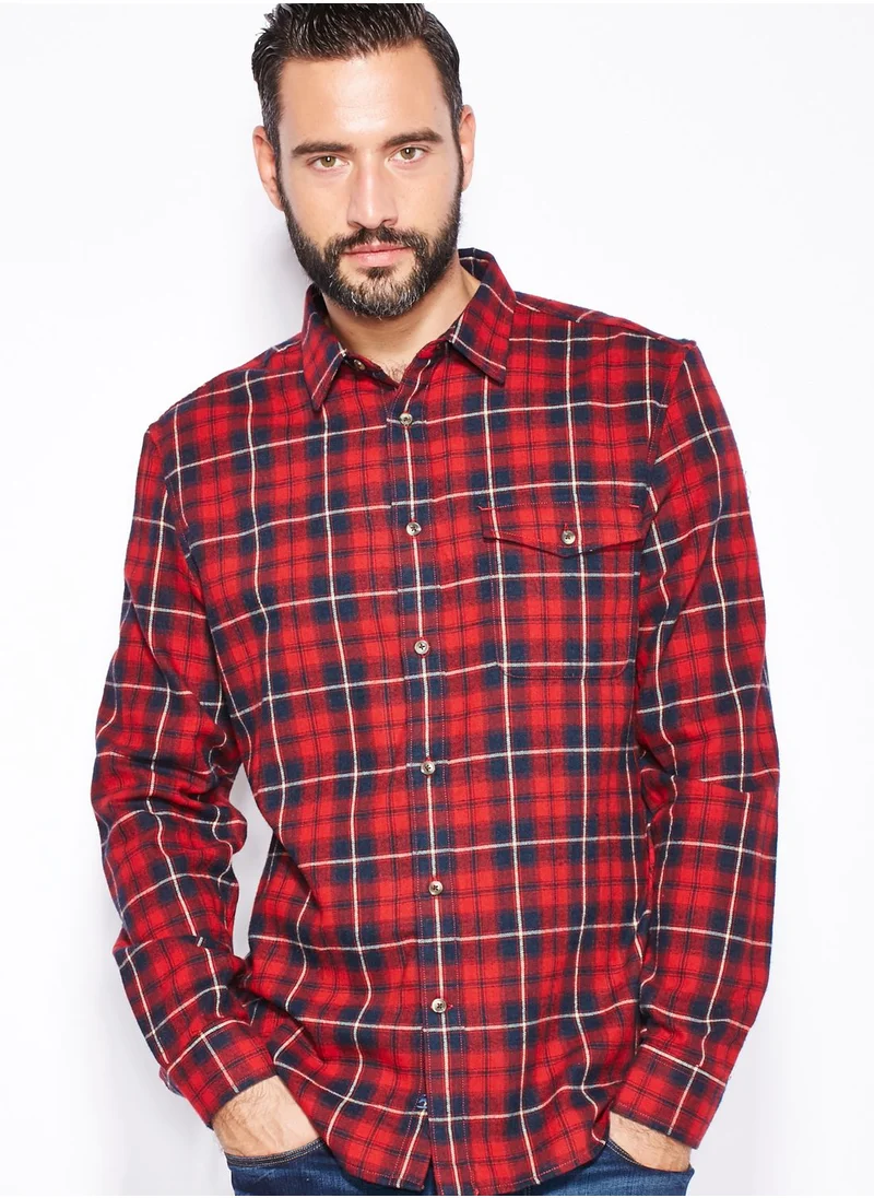 BURTON Flannel Check Slim Fit Shirt