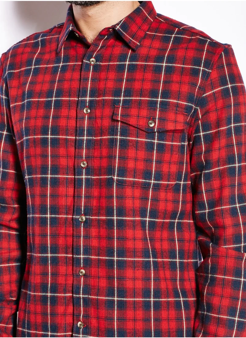 BURTON Flannel Check Slim Fit Shirt