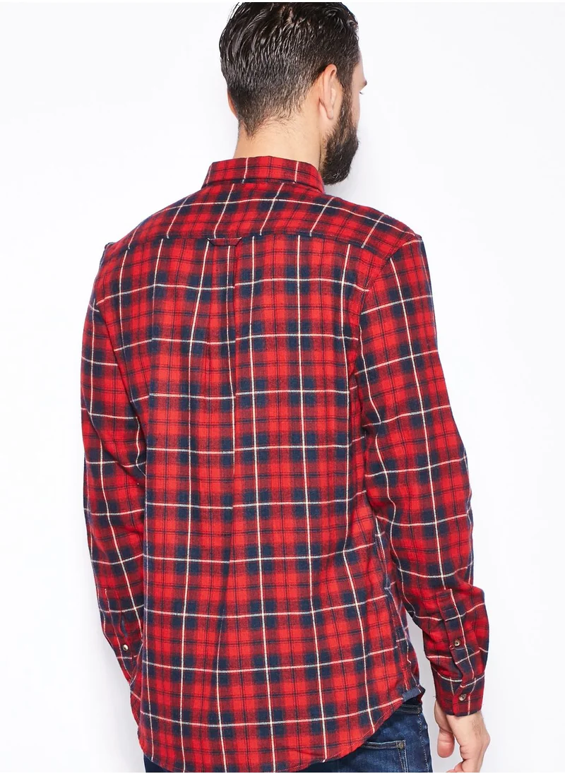 BURTON Flannel Check Slim Fit Shirt