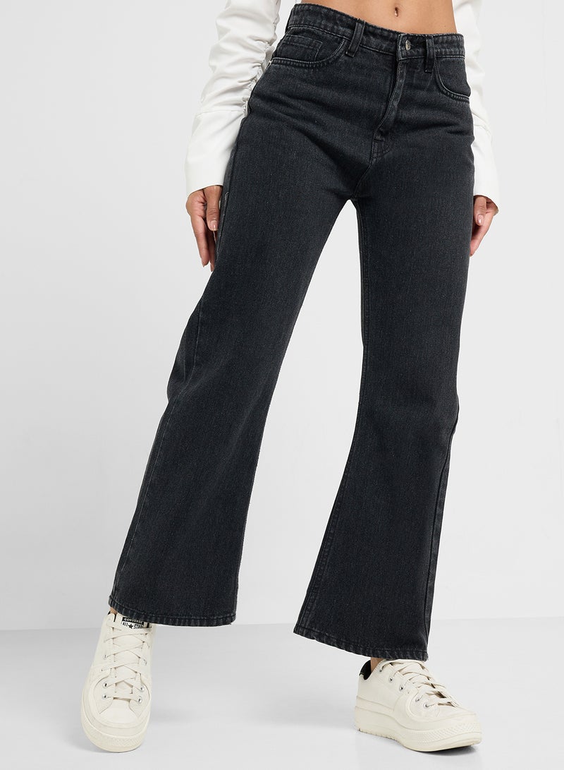 جينجر جينز مستقيم بخصر مرتفع - Image 2