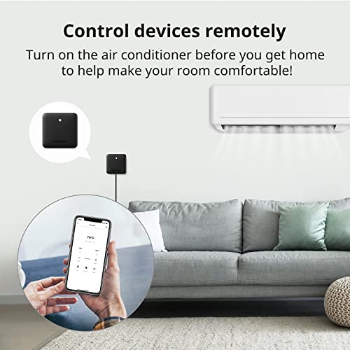 SwitchBot Hub Mini Smart Remote - IR Universal Remote, WiFi IR Blaster for TV, Air Conditioner, Compatible with Alexa, Google Home, Link SwitchBot to Wi-Fi (Support 2.4GHz) - Image 5