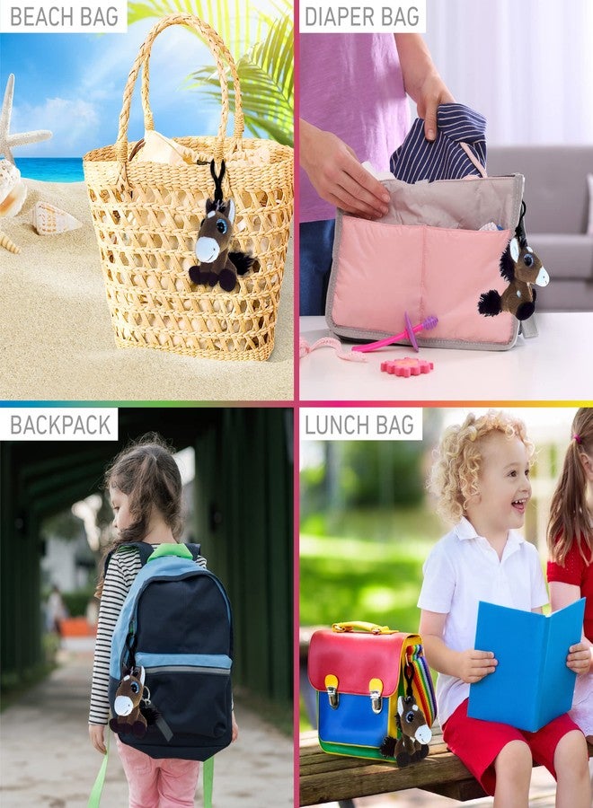 Puzzled DolliBu Big Eyes Horse Stuffed Animal Toy Keychain - Soft Horse Keychain Stuffed Animals Small Charm for Backpack, Handbag and Purse, Perfect Horse Plush Animal Toys for Kids and Adults - 5.75 Inches - Image 5