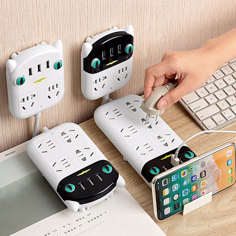 مقبس USB قابل للتوصيل متعدد المواضع مع لوحة توصيل قابلة للتدوير مزود طاقة ذكي هدية تحويل لوحة توصيل - Image 3