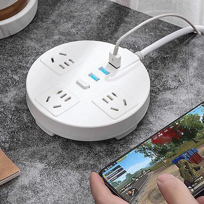 مقبس USB قابل للتوصيل متعدد المواضع مع لوحة توصيل قابلة للتدوير مزود طاقة ذكي هدية تحويل لوحة توصيل - Image 4
