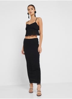 Ginger Cami Crop Top & Maxi Skirt Co-Ord Set  - Image 5