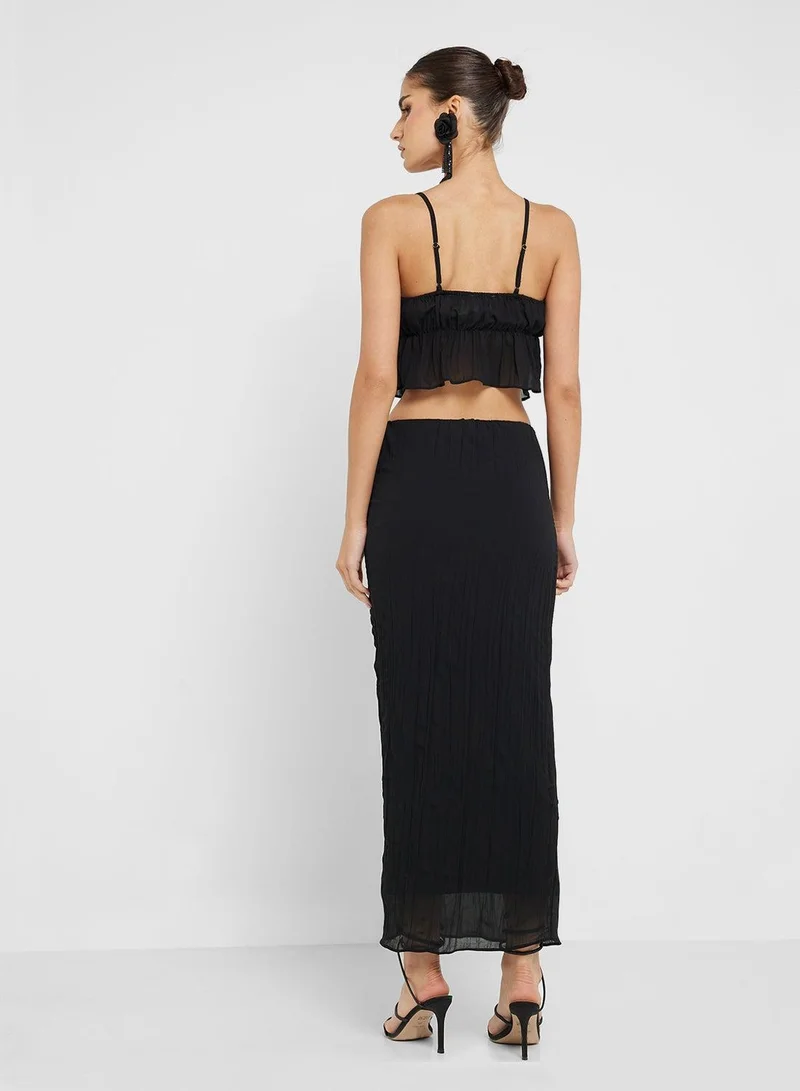 Ginger Cami Crop Top & Maxi Skirt Co-Ord Set