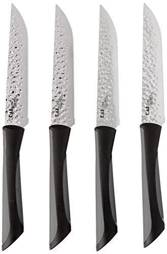 Kai Luna 4Piece Steak Knife SetSilver