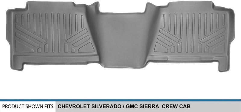 MAX LINER 2nd Row Floor Mats Grey for 2001-2006 Chevrolet/GMC/Cadillac Pick-Up and SUV - 2007 Classic Truck Models - Image 3