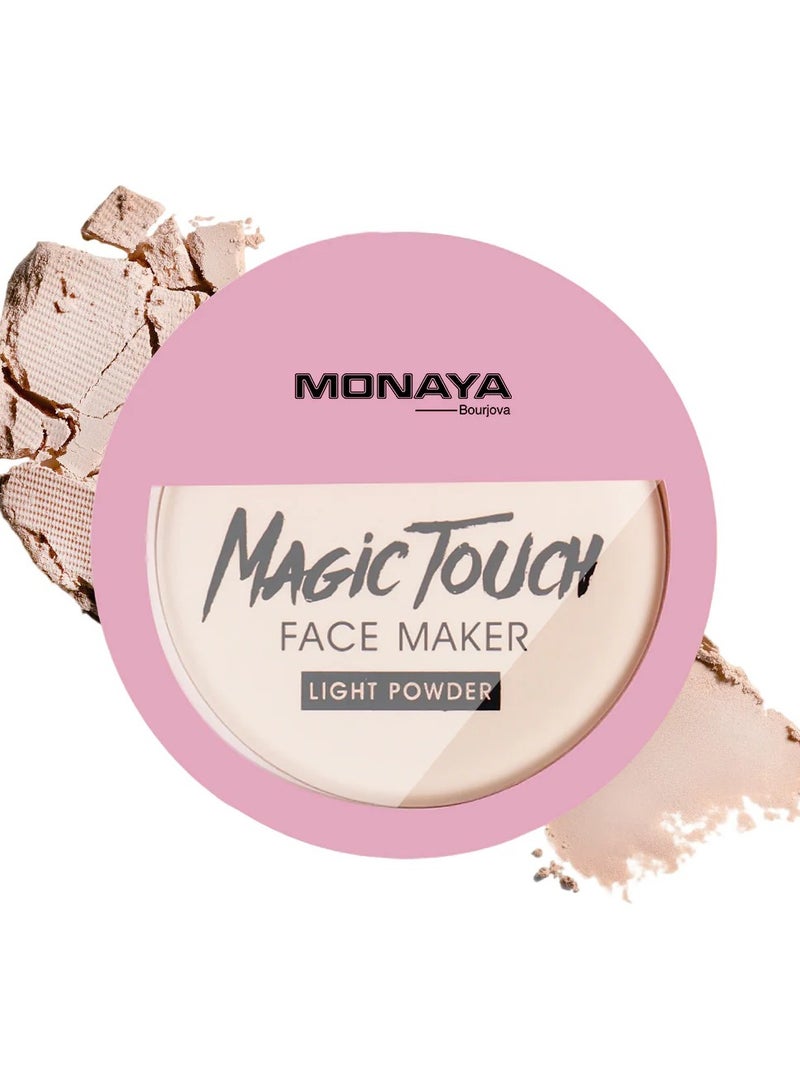 Monaya P003 Magic Touch Face Maker Light Powder –  Lightweight Setting Powder, Oil Control, Smooth Finish, Long-Lasting & Buildable Coverage for All Skin Types - Image 1