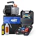 Orion Motor Tech AC Vacuum Pump and Gauge Set 13 hp 4 cfm Vacuum Pump Manifold Gauge Kit with Leak Detector 3 Hoses Accessories for R134a R12 R22 R502 AC Vacuum Pump Kit for Auto HVAC Systems - Image 2