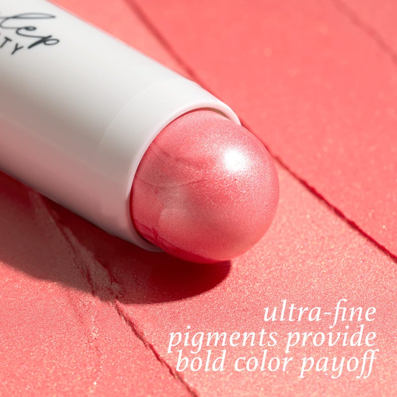 Julep Skip The Brush Cream to Powder Blush Stick - Golden Guava - Blendable and Buildable Color - 2-in-1 Blush and Cheek Makeup Stick - Image 3