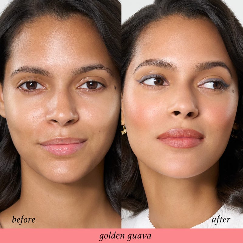 Julep Skip The Brush Cream to Powder Blush Stick - Golden Guava - Blendable and Buildable Color - 2-in-1 Blush and Cheek Makeup Stick - Image 5