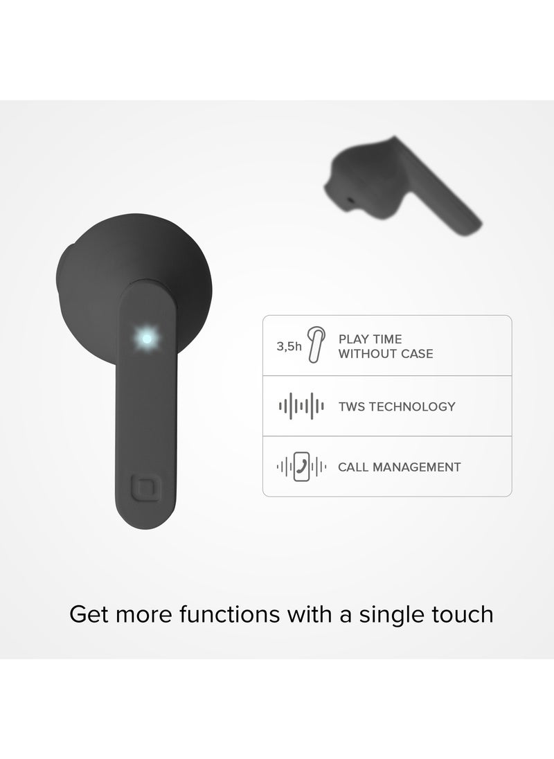 SBS True Wireless Stereo earphones Bluetooth BT TWS earbuds headphones with 250 mAh charging case and automatically wirelessly pair with each other for tablets, Laptop, iPhone, Samsung, Huawei and others  - Image 4