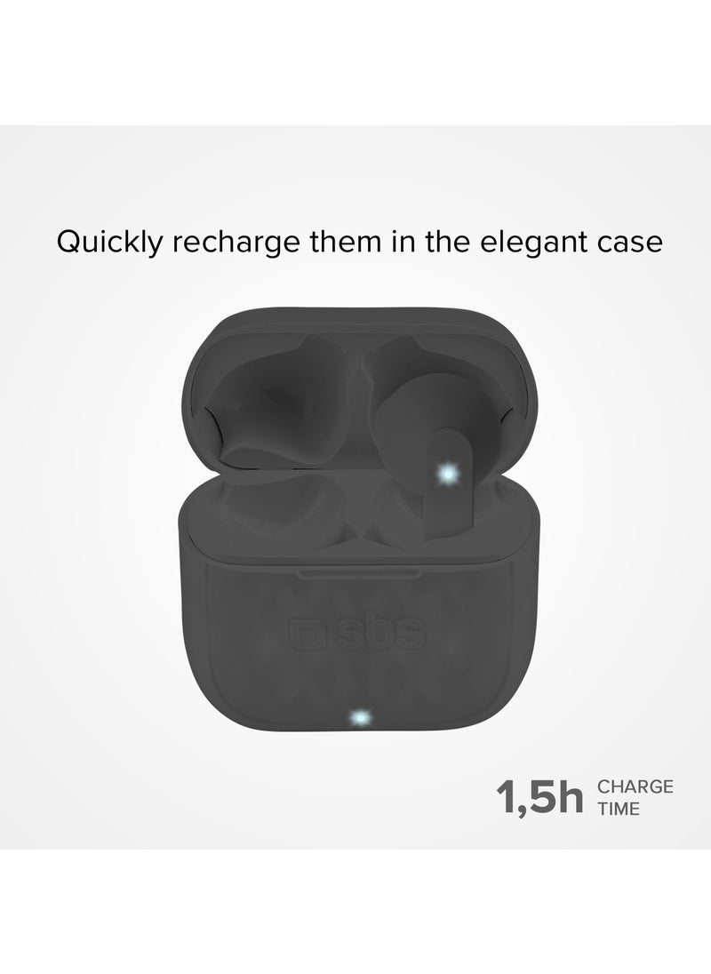 SBS True Wireless Stereo earphones Bluetooth BT TWS earbuds headphones with 250 mAh charging case and automatically wirelessly pair with each other for tablets, Laptop, iPhone, Samsung, Huawei and others  - Image 3