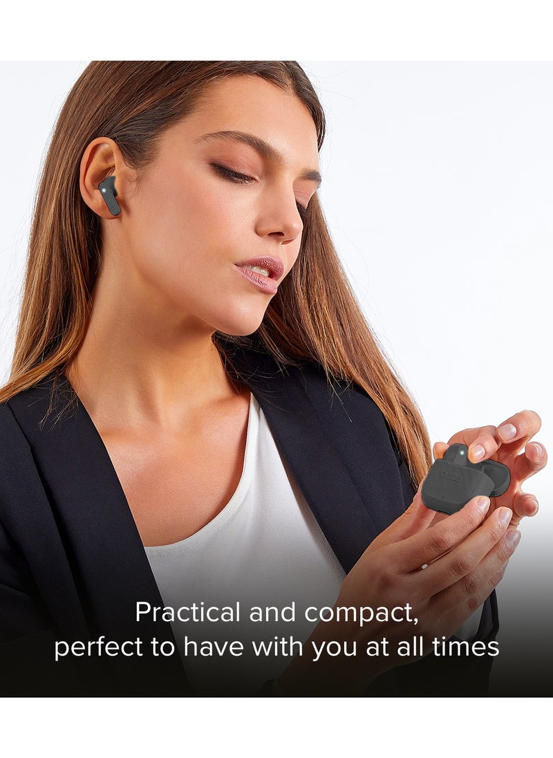 SBS True Wireless Stereo earphones Bluetooth BT TWS earbuds headphones with 250 mAh charging case and automatically wirelessly pair with each other for tablets, Laptop, iPhone, Samsung, Huawei and others  - Image 5