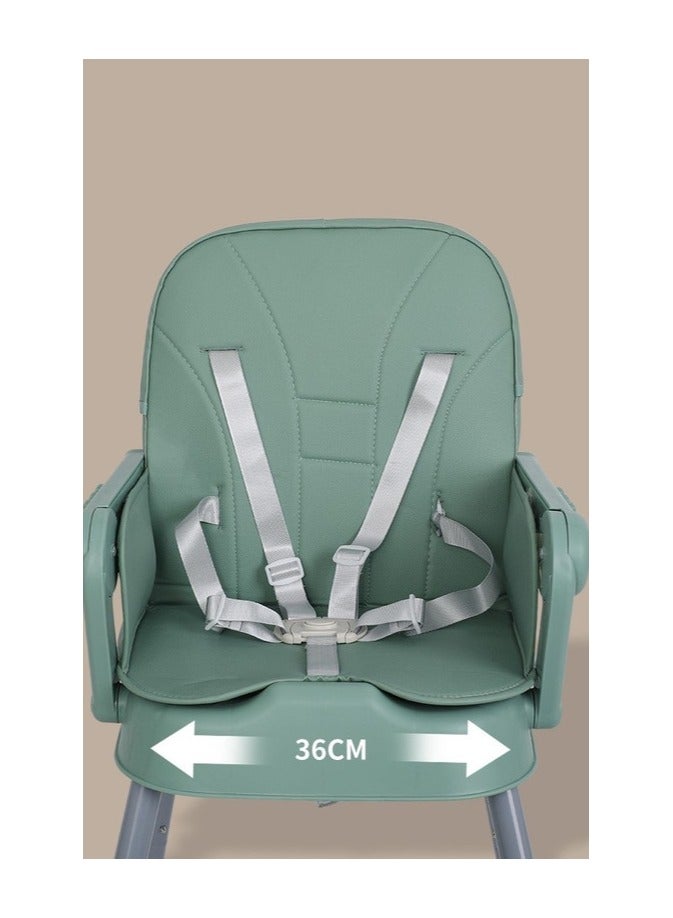 فول جوي كرسي طعام مرتفع قابل للتعديل للأطفال 4* 1 ، مقعد معزز لكرسي تغذية الأطفال,حزام أمان ,مسند قدم مع صينية قابلة للفصل ,كرسي عالٍ قابل للطي للأطفال الصغار من عمر 6 أشهر إلى 4 سنوات - Image 5
