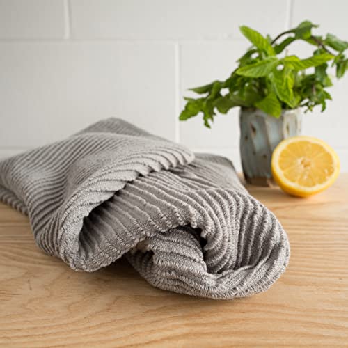 Now Designs Ripple Kitchen Towel, Set of 6, London Grey - Image 5