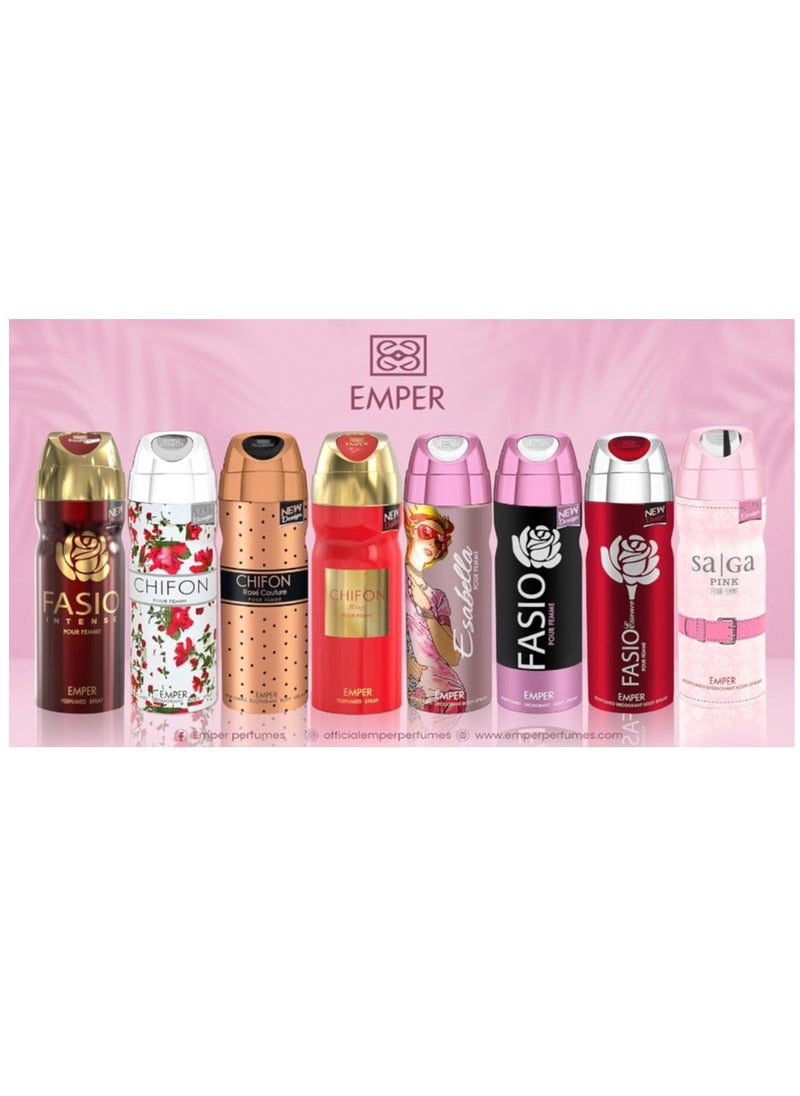 Emper Fasio Intense Perfumed Spray Pour Femme 200ml  - Image 2