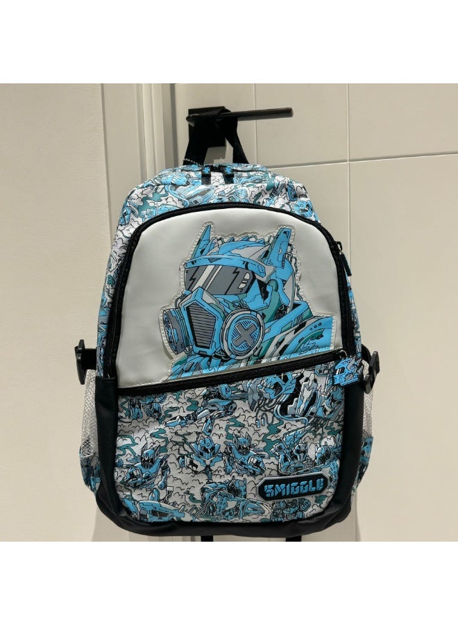 Smiggle Student Double-Shoulder Large Capacity Stress Relief Backpack Multi-functional Schoolbag