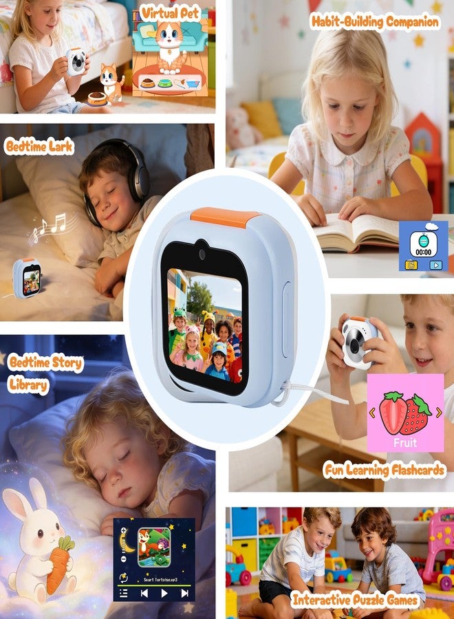 Chendssfkd Kids Digital Camera for Boys and Girls, Portable Travel Toy, Digital Camera for Kids with Video Recording and Built-in Digital Stickers, 1080P HD Video Perfect for Christmas & Birthday Gifts - Image 5