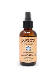 Pura d'or Pura D’Or Tamanu Oil (4Oz / 118Ml) Usda Organic Certified 100% Pure Natural Hexane Free Premium Grade Moisturizer Helps Reduce Appearance Of Scars From Psoriasis Eczema & Acne (Packaging May Vary)  - Image 2