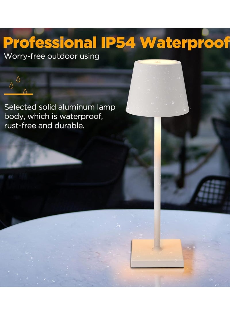 HOCC - Battery Operated Lamp Cordless Table Lamp Rechargeable LED Desk Lamp - Image 1