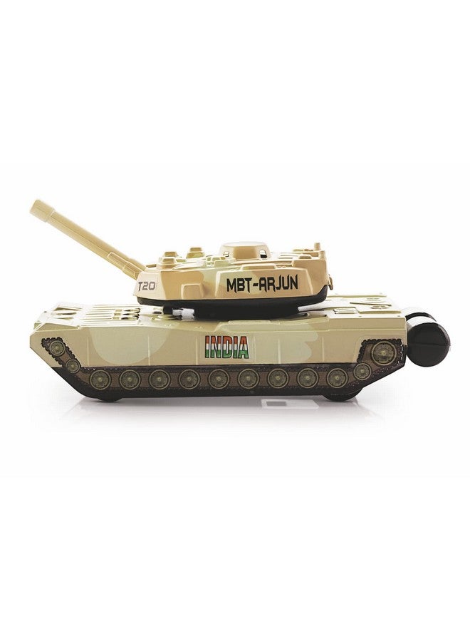 Shinsei Battle Tank T-20 Maintenance Free Pullback Spring Action Race Toy Gift for Boys 3+ Years. Strong ABS Plastic, NO Sharp Edges, BIS Certified. Pack of 1, Color Green - Image 4