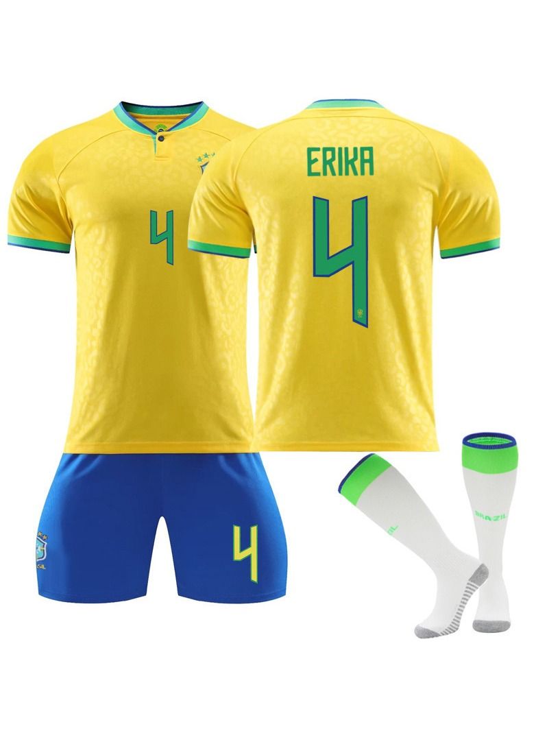 Soccer Jersey Sportswear for Men Kid Boy 2022 Team Sports Football T-Shirt Suit Short Sleeve Outdoor Sports Shorts - Image 1
